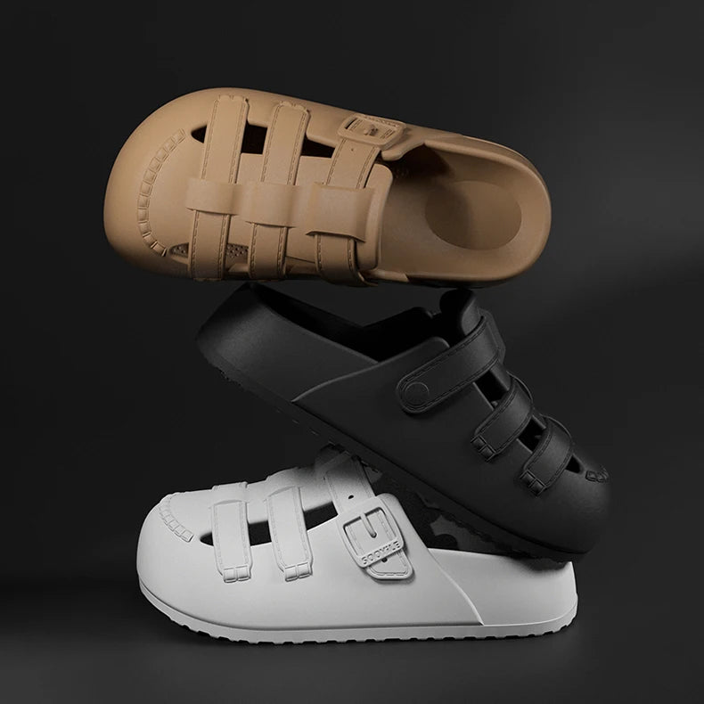 صنادل نسائية بكعب مسطح كاجوال