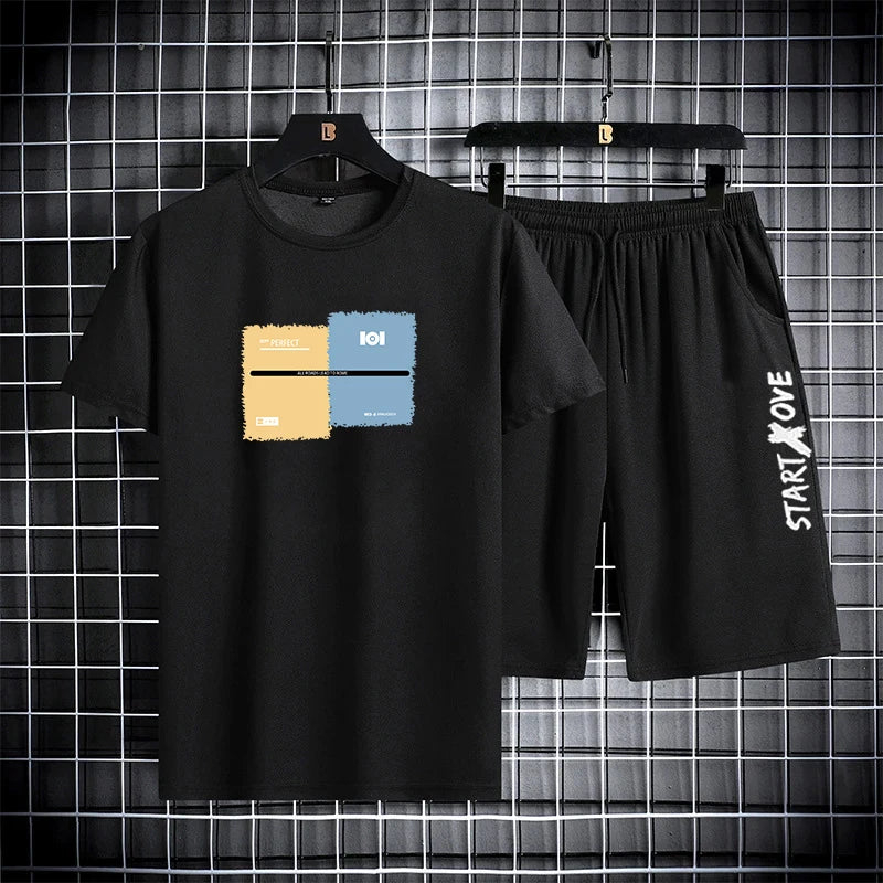 Men’s Summer Shorts & T-Shirt Set