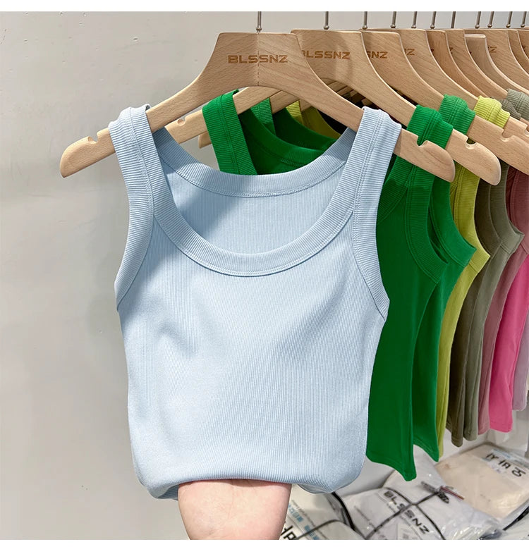 Basic Ribbed Tank Top