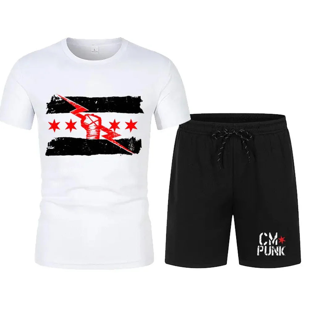 Men CM Punk Print Set