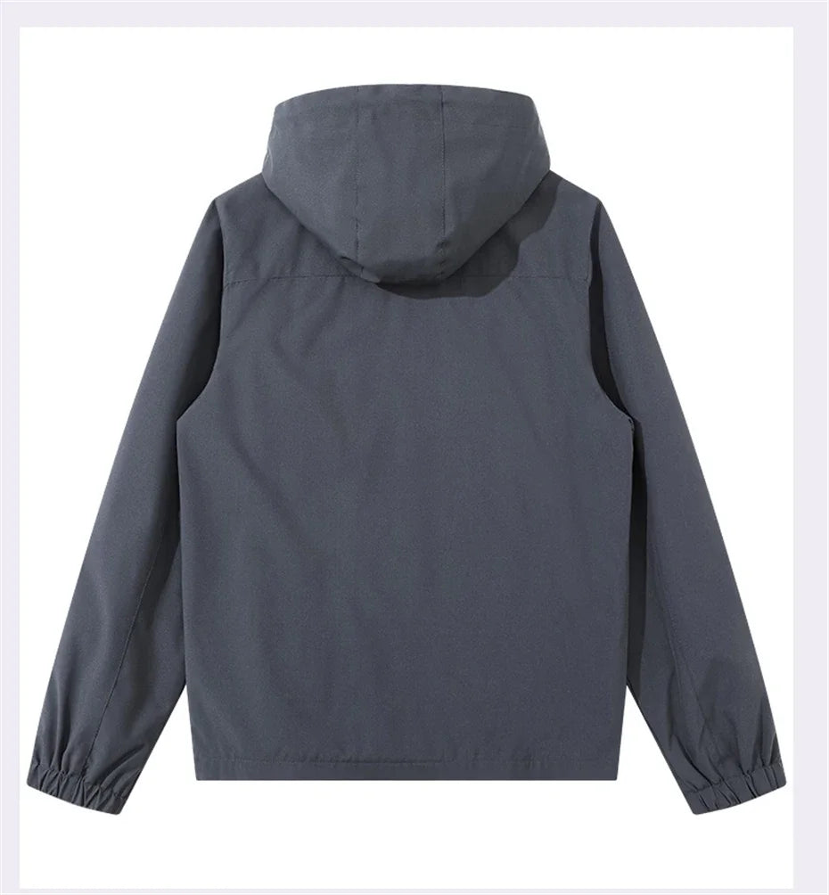 سترة واقية من الرياح مقاومة للماء للرجال بمقاسات كبيرة