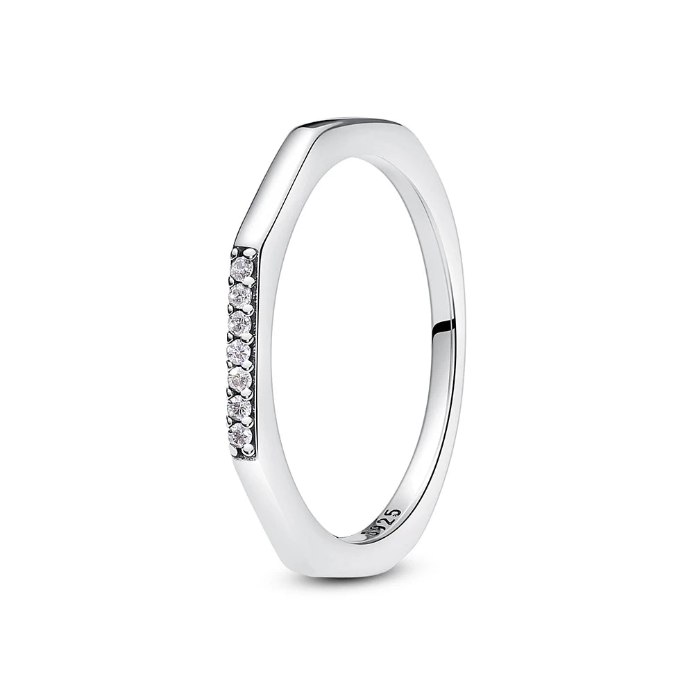 925 Sterling Silver Engagement Ring