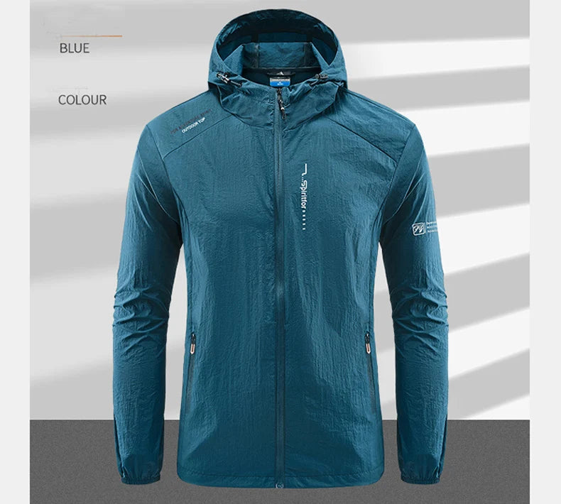 Men Ultra Light Quick Dry Hiking Jacket