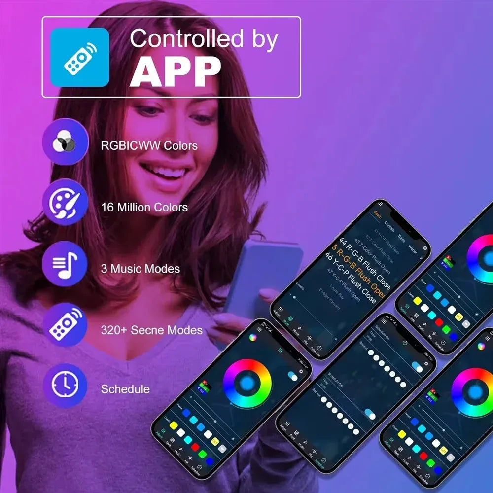 LED Desktop Ambient Light Lamp