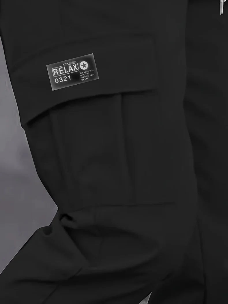 بنطلون كارغو رجالي من الحرير الجليدي للتبريد