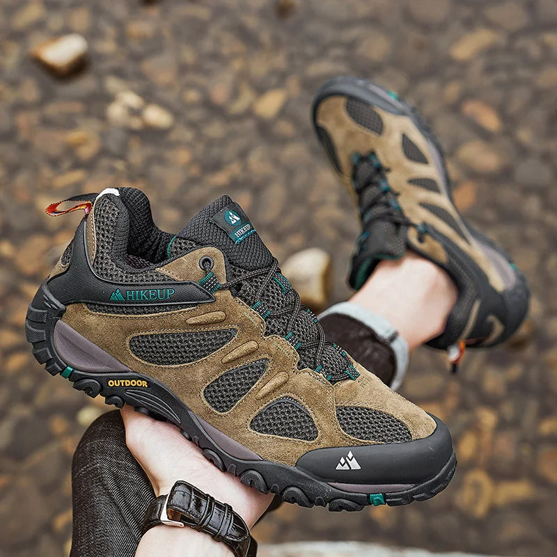 أحذية المشي لمسافات طويلة الخارجية القابلة للتنفس للرجال