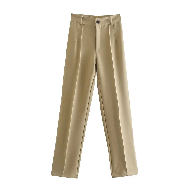 Women Office Straight Pants