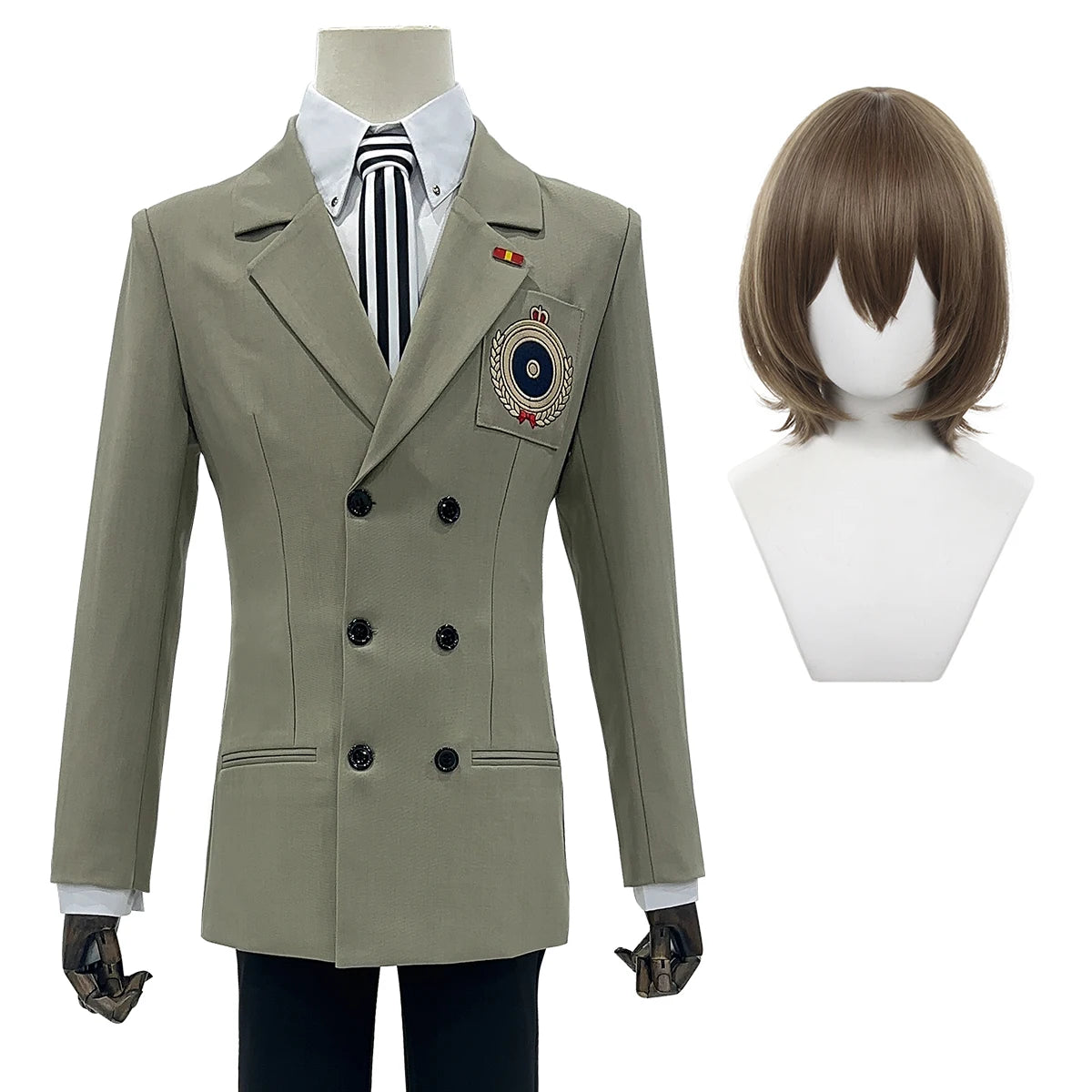 Akechi Goro Detective Anime Cosplay Costume