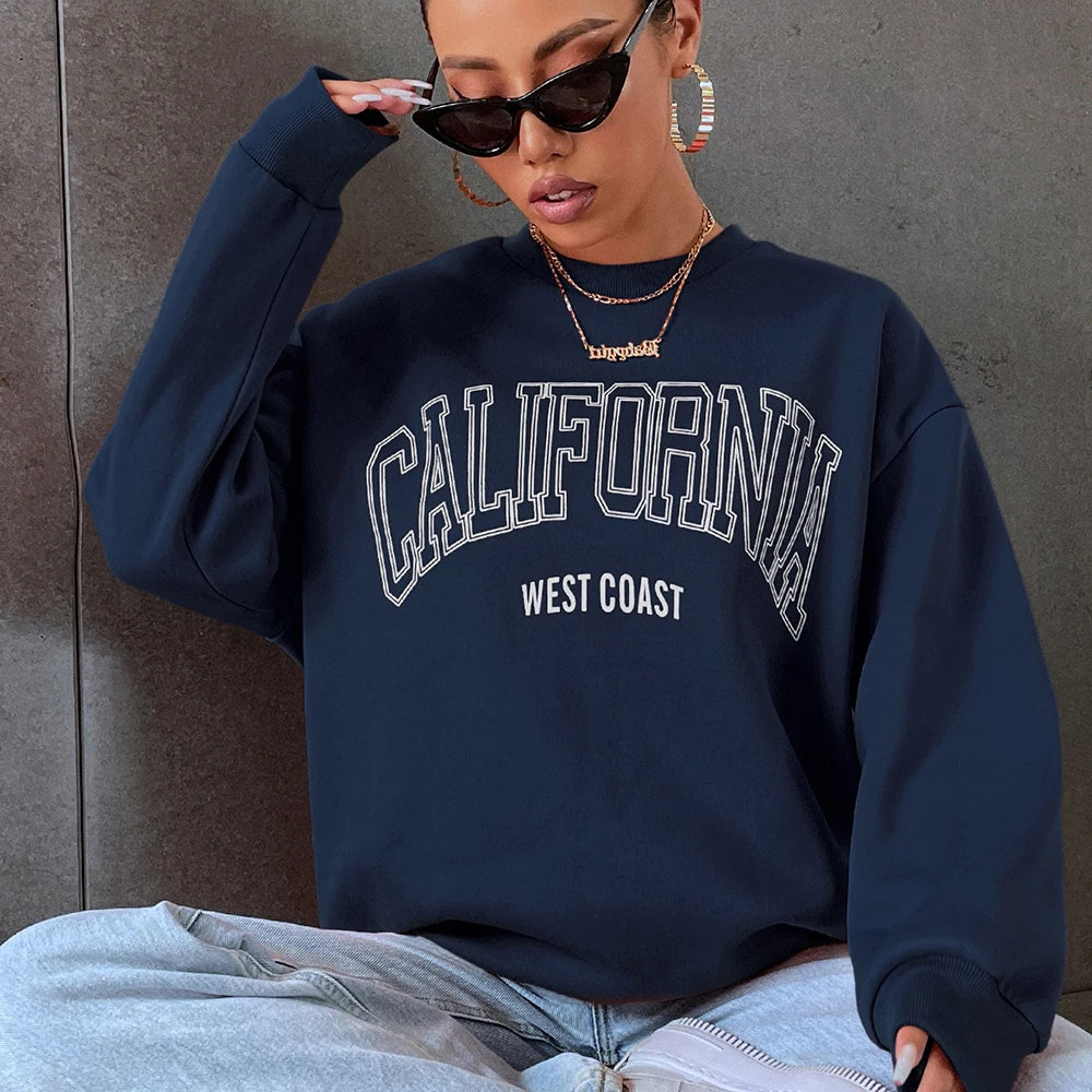 California Print Pullover