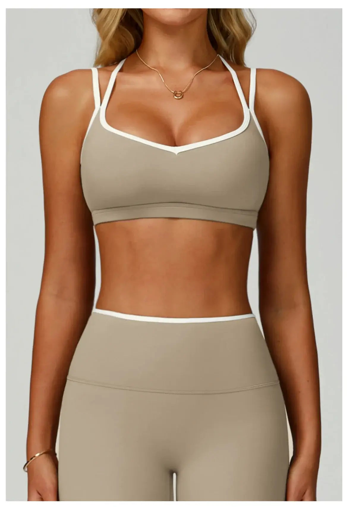 حمالة صدر يوغا نسائية مقاومة للصدمات بدون درزات