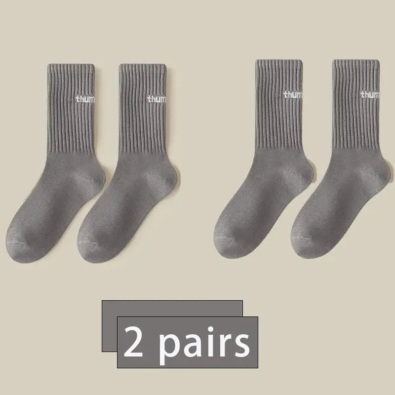 Men’s Mid-Length Sports Socks (2 Pairs)
