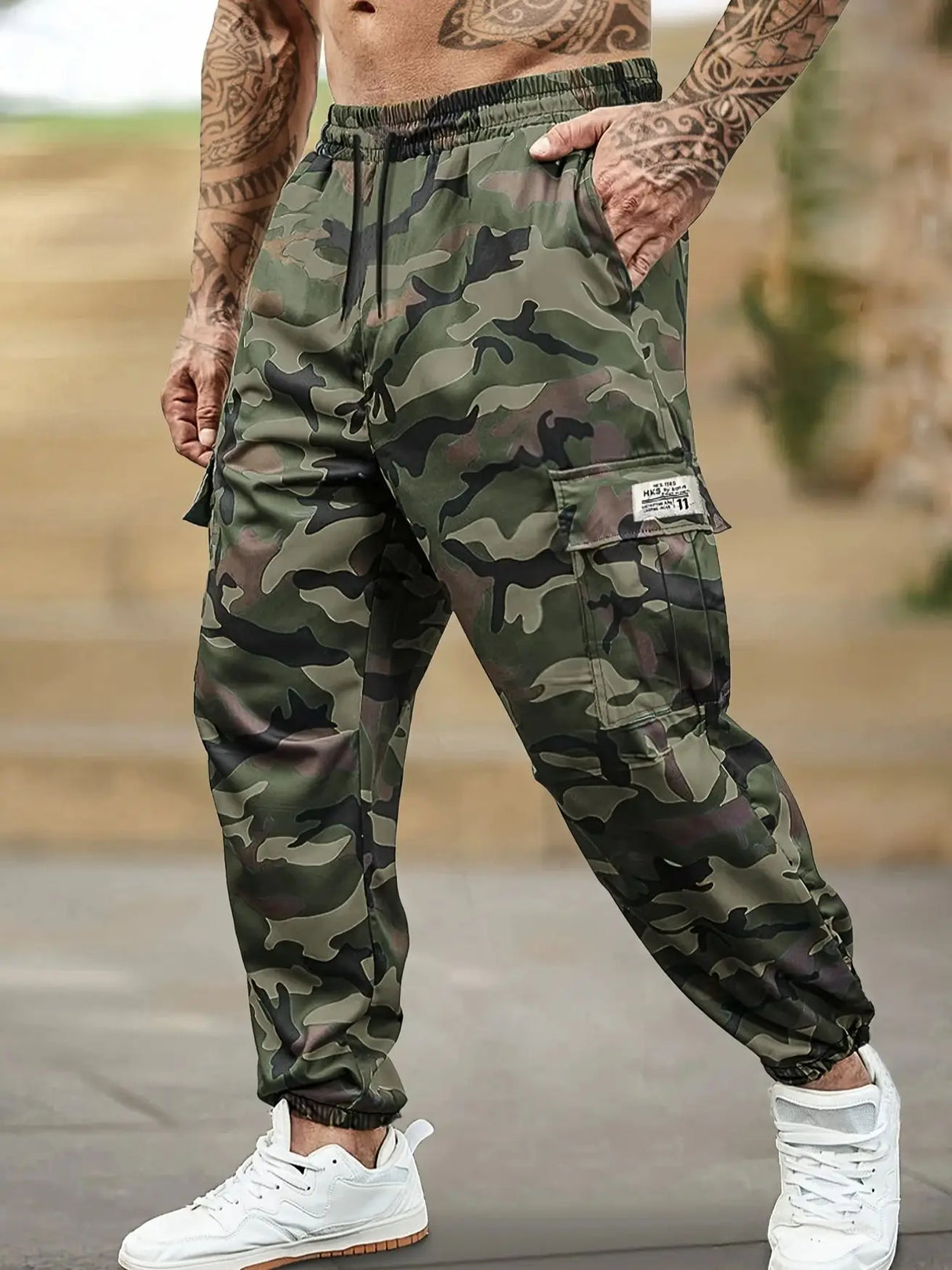 CamoEdge™ Men’s Trendy Camo Cargo Pants
