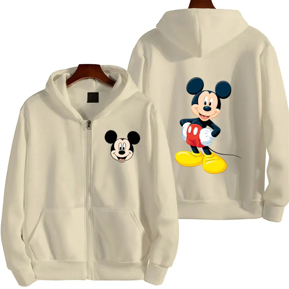Oversized Mickey Zip Hoodie
