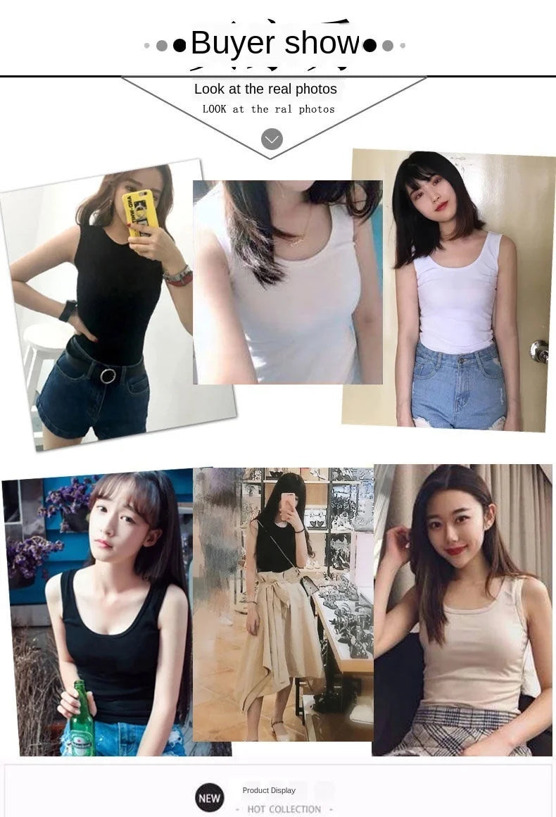 تانك توب نسائي من القطن