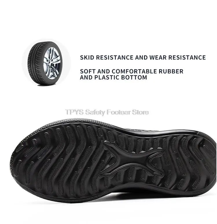 أحذية أمان عالية الجودة للرجال غير قابلة للتدمير
