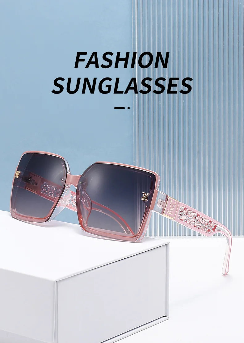 Luxury Oversized Square Sunglasses