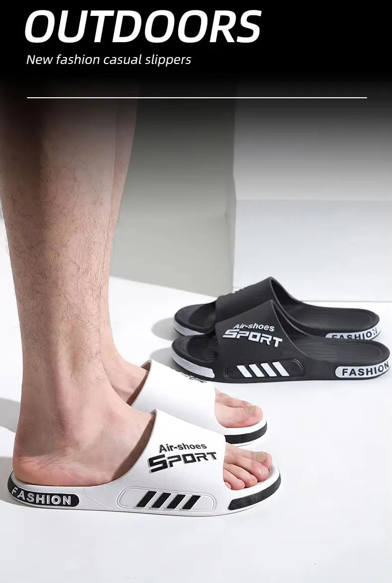 Men PVC Soft Sole Casual Beach Slides