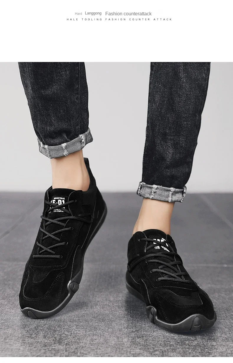 أحذية الكاحل غير القابلة للانزلاق للرجال