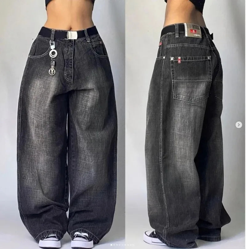 Retro Y2K Straight Baggy Denim Jeans