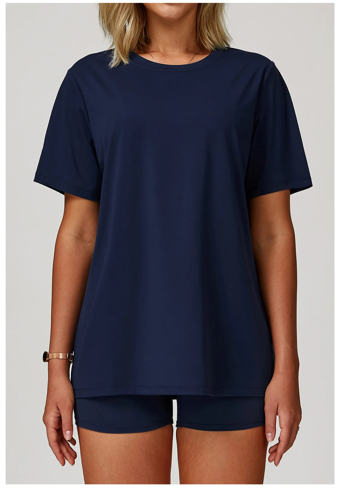 Loose Fit Yoga Tee - Breathable & Quick Dry