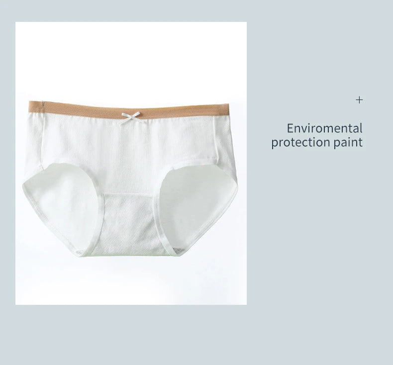 سراويل داخلية نسائية قطنية بفيونكة (7 قطع)