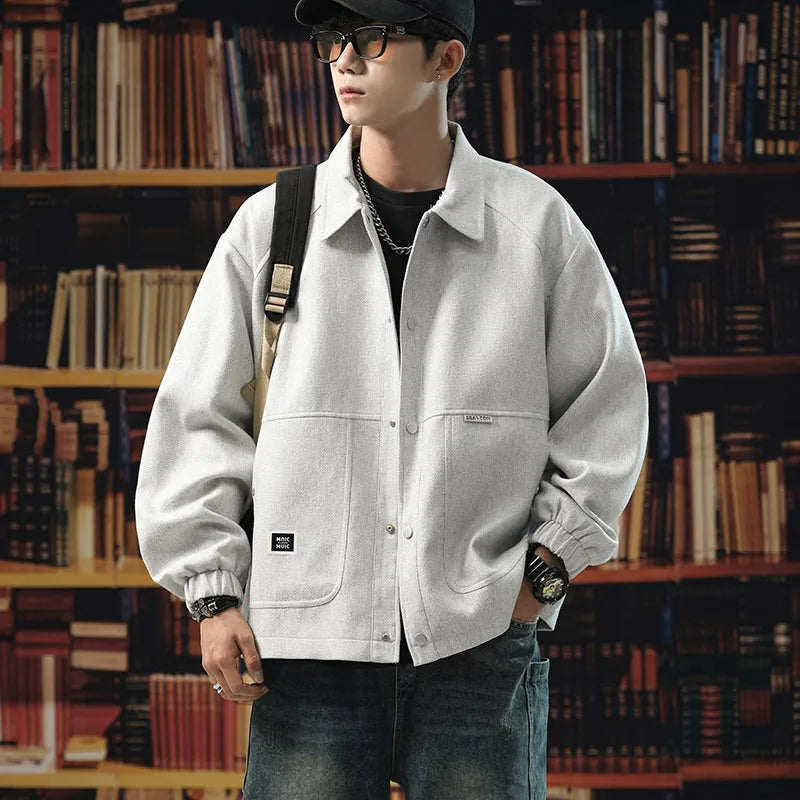 Men's Plus Size Vintage Casual Jacket