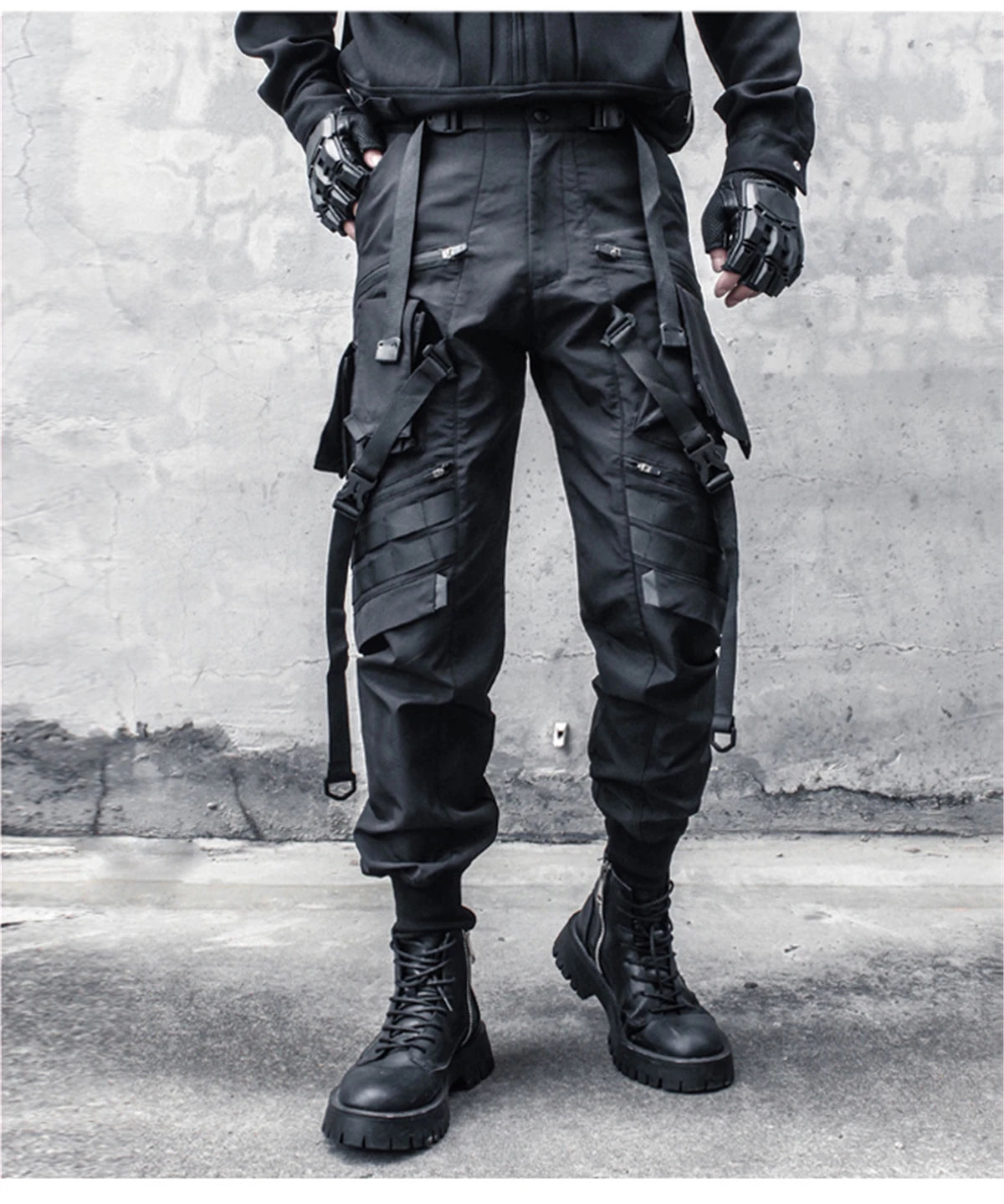 Men Techwear Tactical Cargo Pants