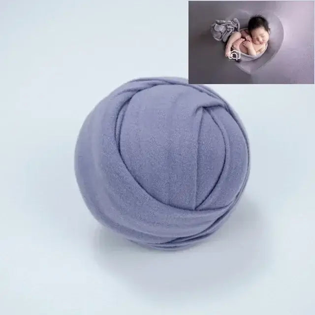 Soft purple baby blanket photo shoot backdrop for newborn photography, made from high-quality polyester material.