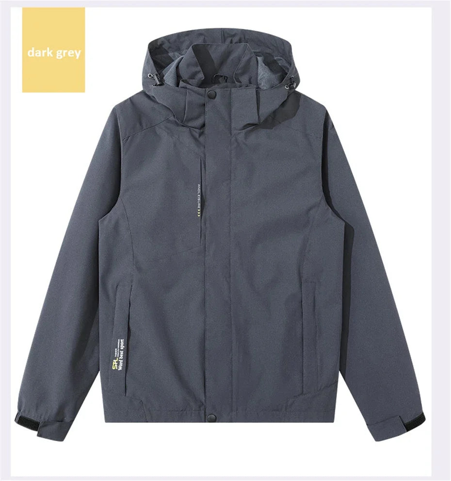 سترة واقية من الرياح مقاومة للماء للرجال بمقاسات كبيرة