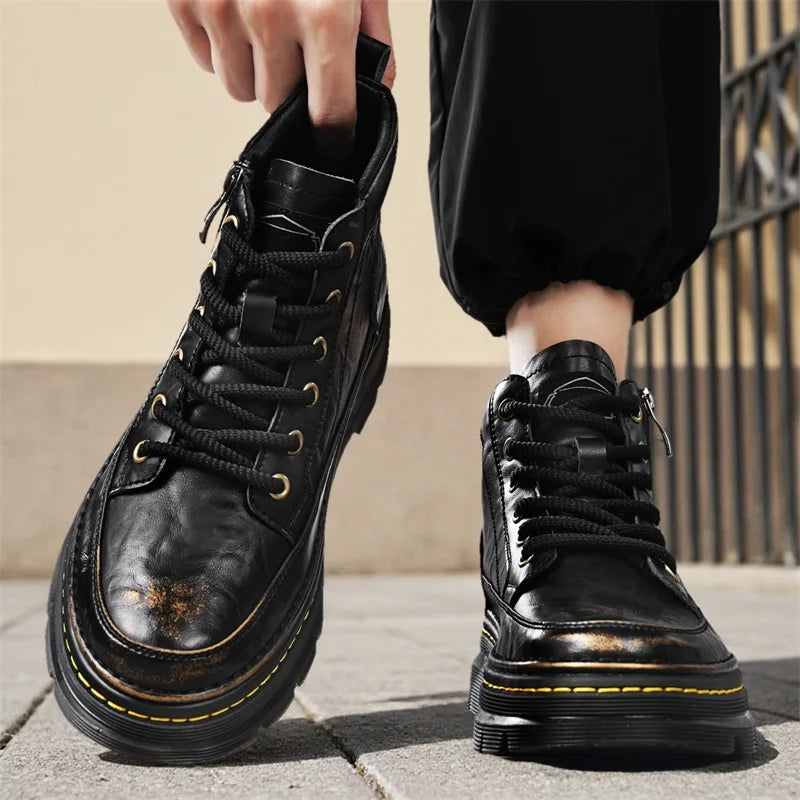 Men’s High-Top Lightweight Casual Boots