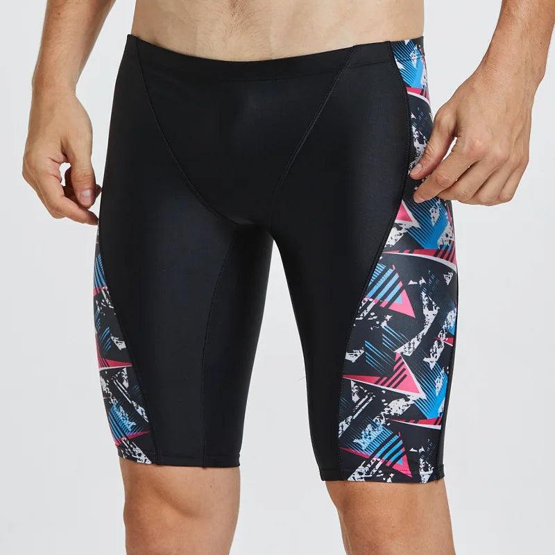 ملابس سباحة رجالية تنافسية بمقاسات كبيرة