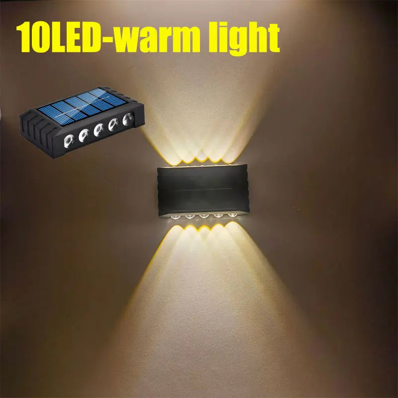 Solar LED Wall Lamp Up & Down Light