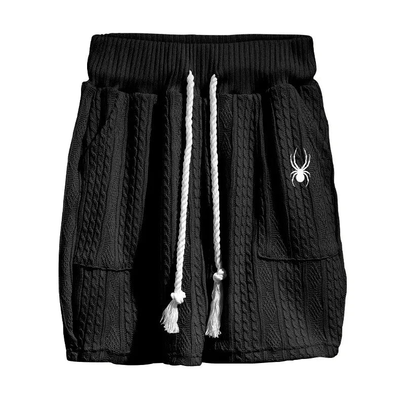 Men Jacquard Shorts Set
