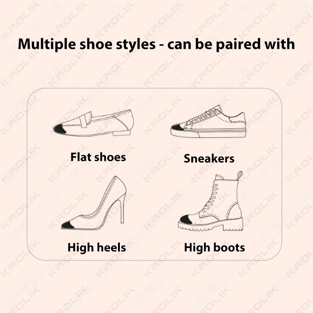 وسائد نعل الحذاء النسائية المزودة بسدادات أصابع القدم