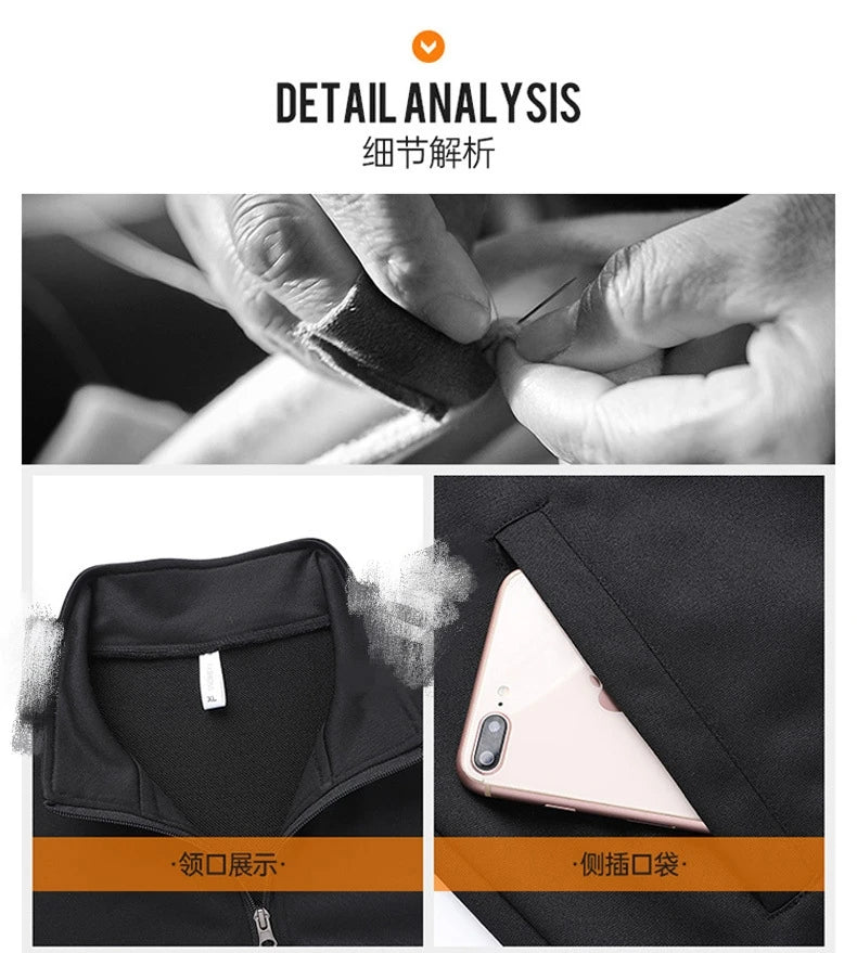 طقم رياضي رجالي بمقاسات كبيرة - طقم رياضي مكون من قطعتين