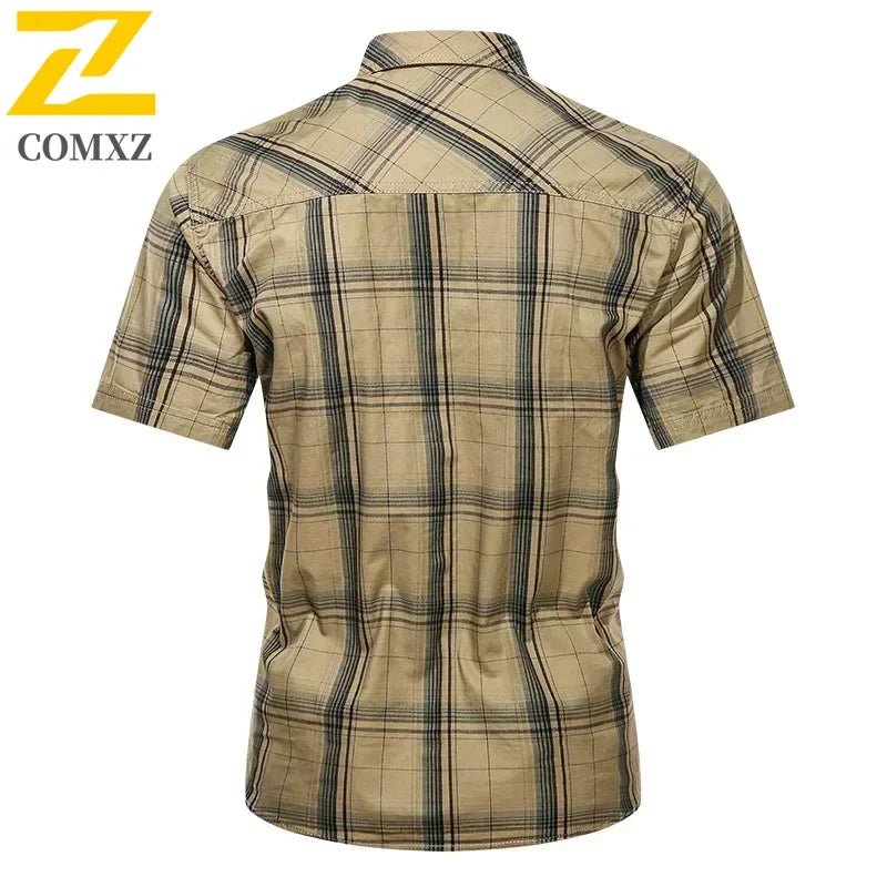 Men Plaid Casual Shirt