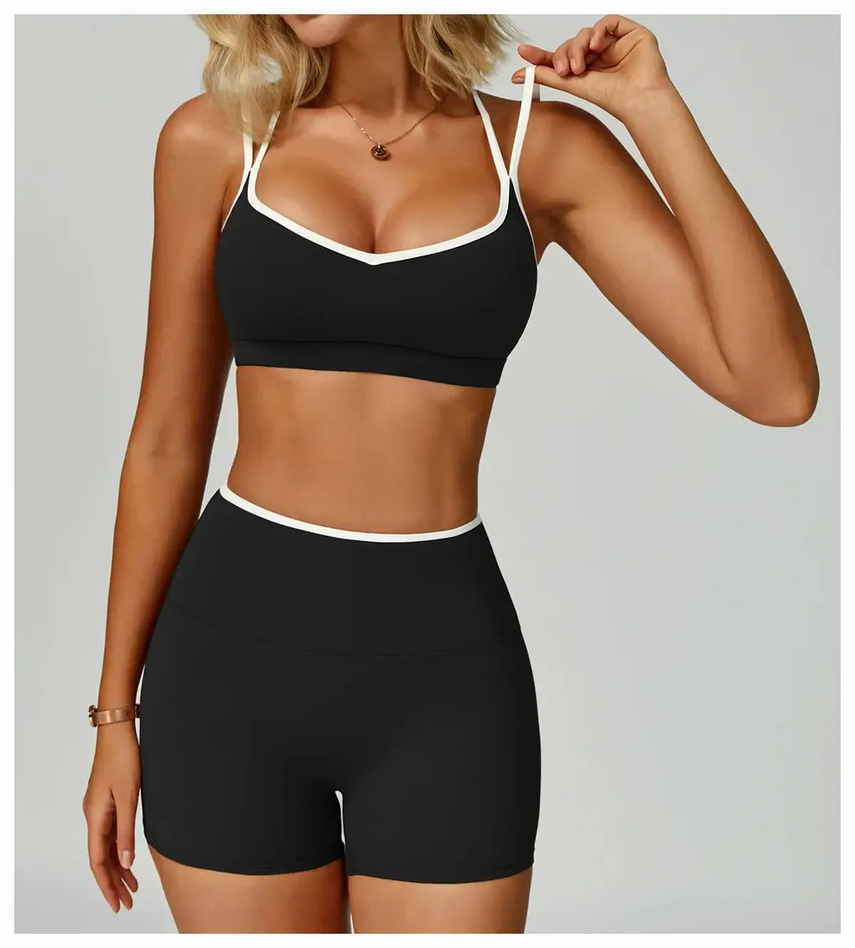 حمالة صدر يوغا نسائية مقاومة للصدمات بدون درزات