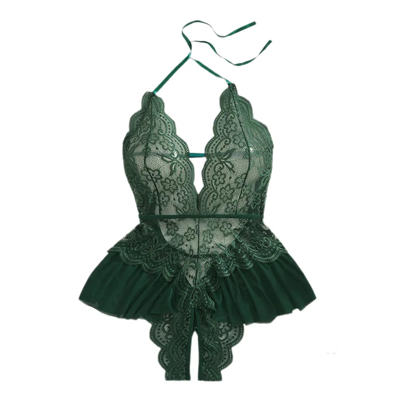 Plus Size Lace Bodysuit