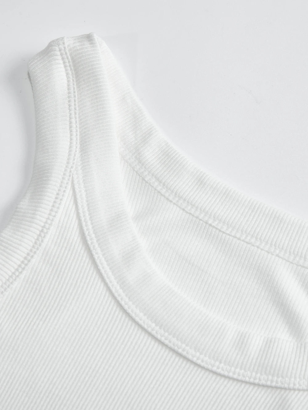 Los Angeles Print Ribbed Knit Tank Vest