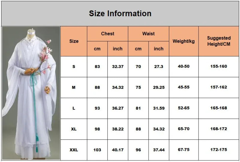 Xie Lian Tian Guan Ci Fu Hanfu Costume