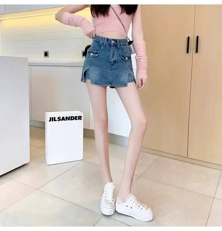 HotFitPlus™ – Slim A-Line Skirt (Large Size, Summer Harajuku Skirt)