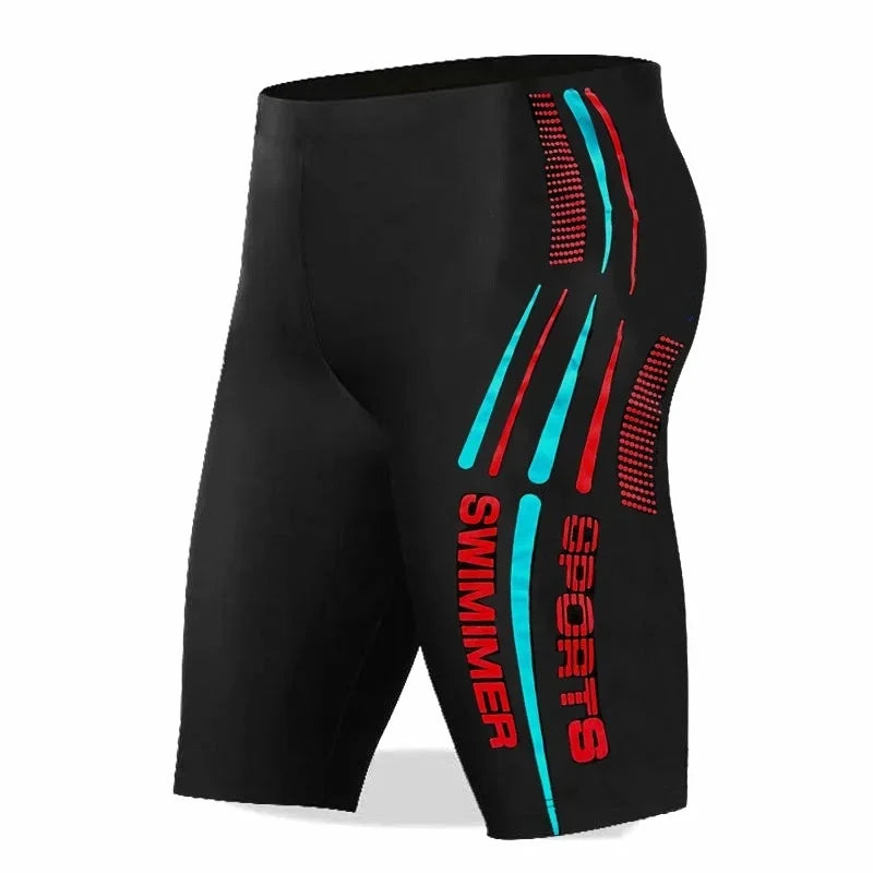 شورت سباحة رجالي بخمس نقاط مقاس كبير