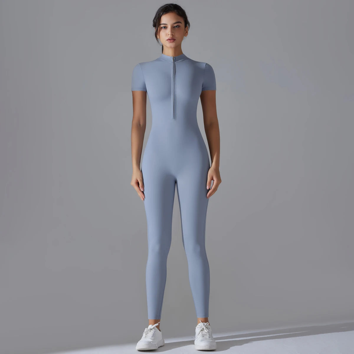 Women's Breathable Sports Yoga Bodysuit – Quick Dry Fitness Jumpsuit