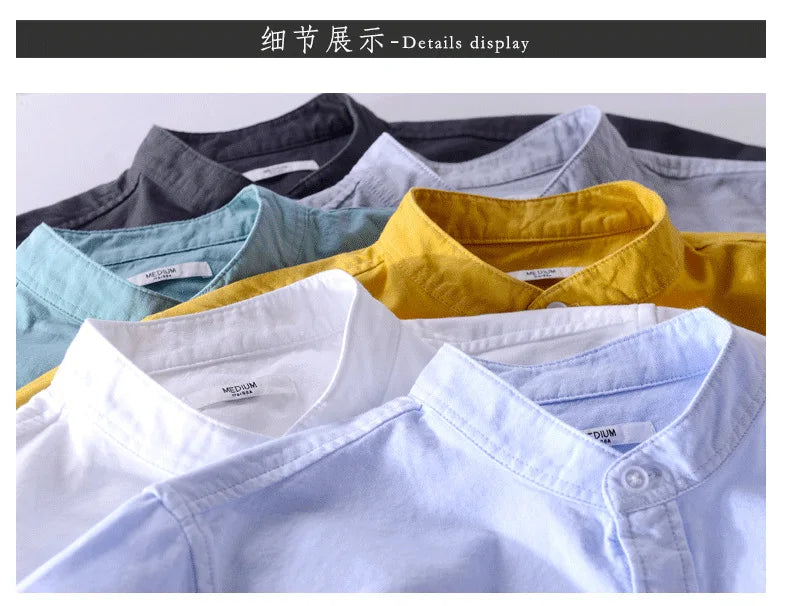 قميص أكسفورد أبيض للرجال