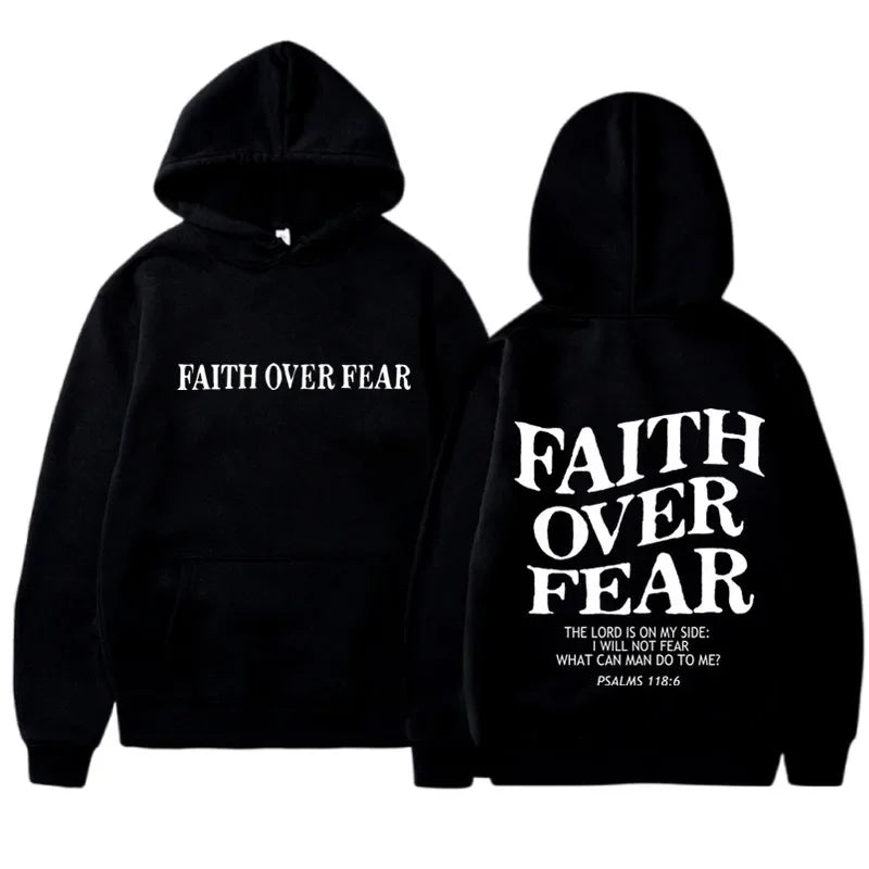 Men Faith Over Fear Hoodie