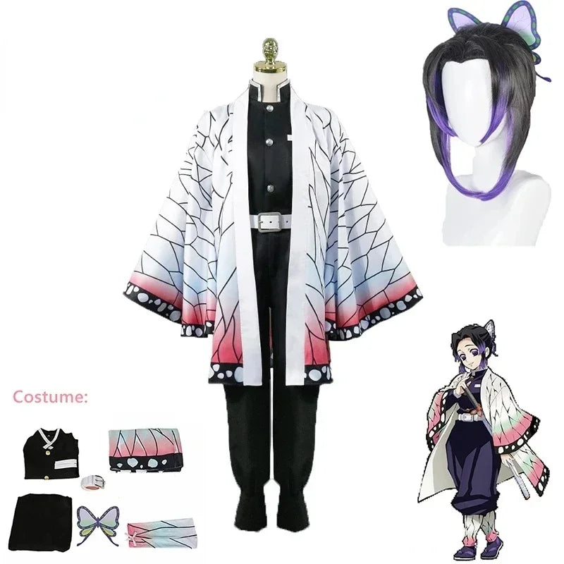 Demon Slayer Kochou Shinobu Kimono Cosplay