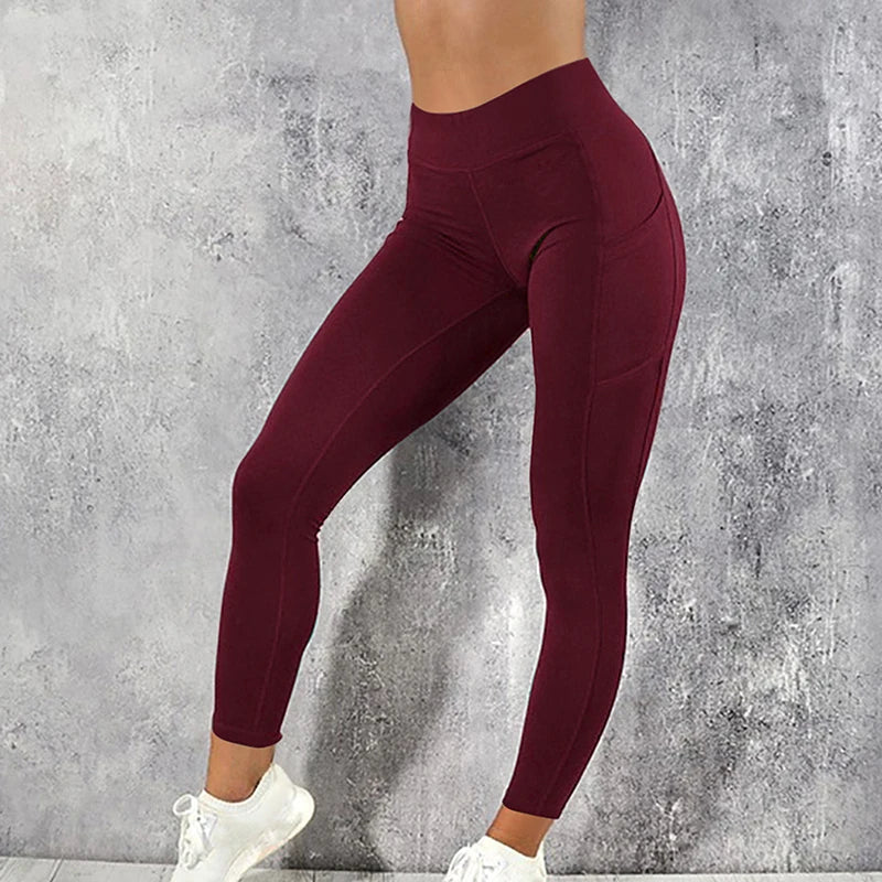 Women Pocketed Gym Yoga Leggings