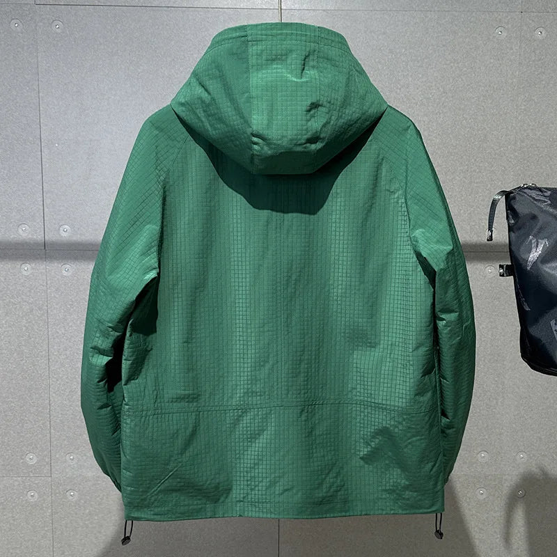 Men's Plus Size Workwear Jacket with Hood