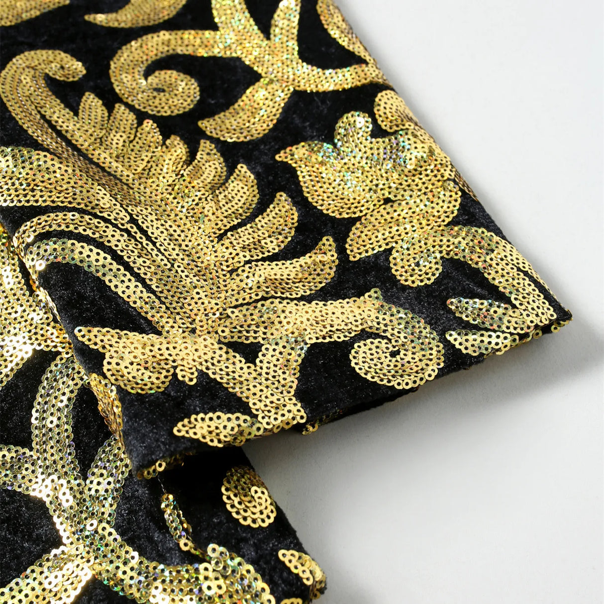 Men Luxury Sequin Party Suit Set