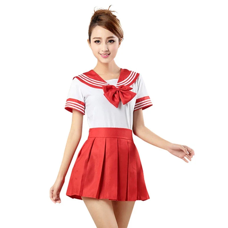 Japanese JK Sailor Schoolgirl Cosplay Uniform